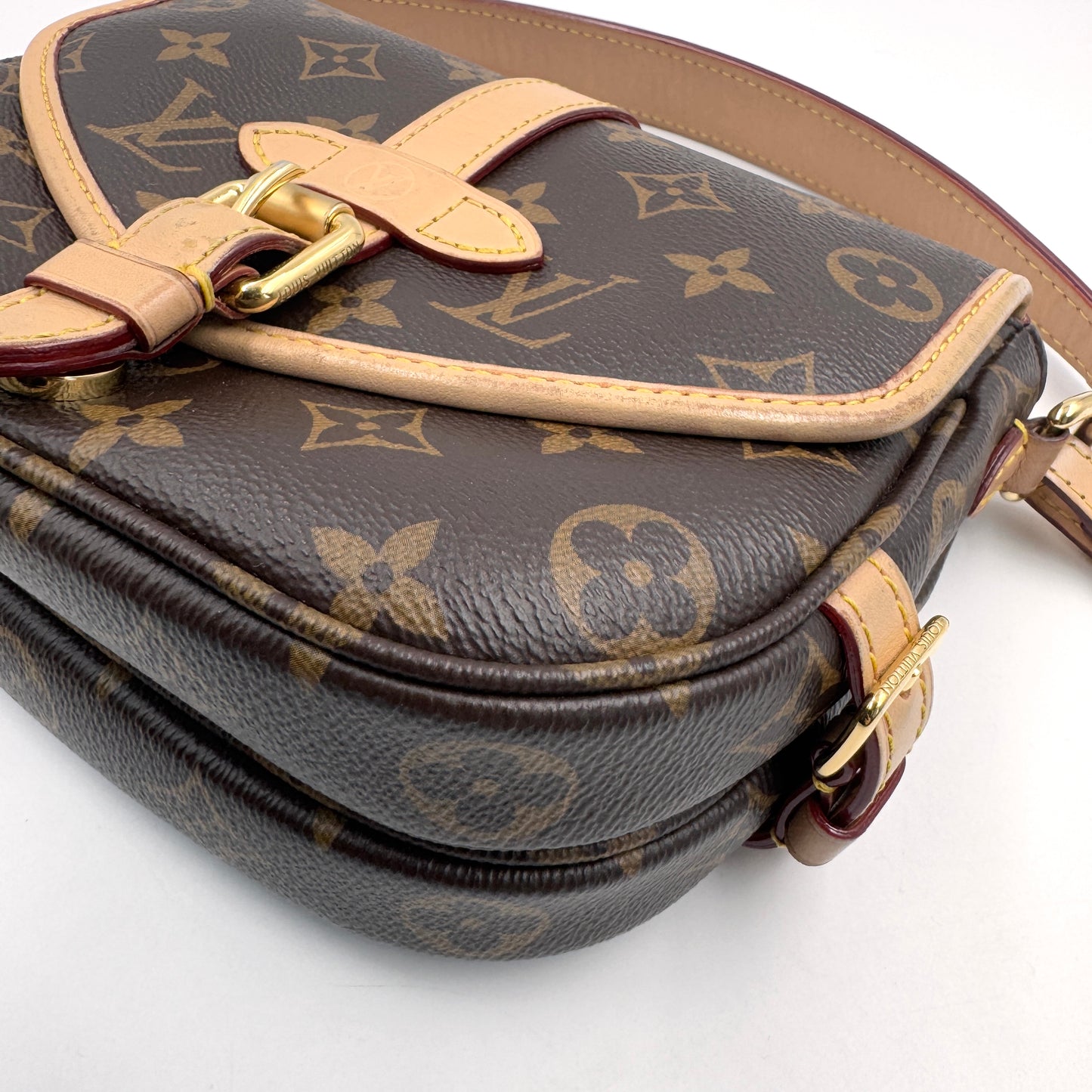 Louis Vuitton Twinset BB（Twinset）老花拼色BB肩背