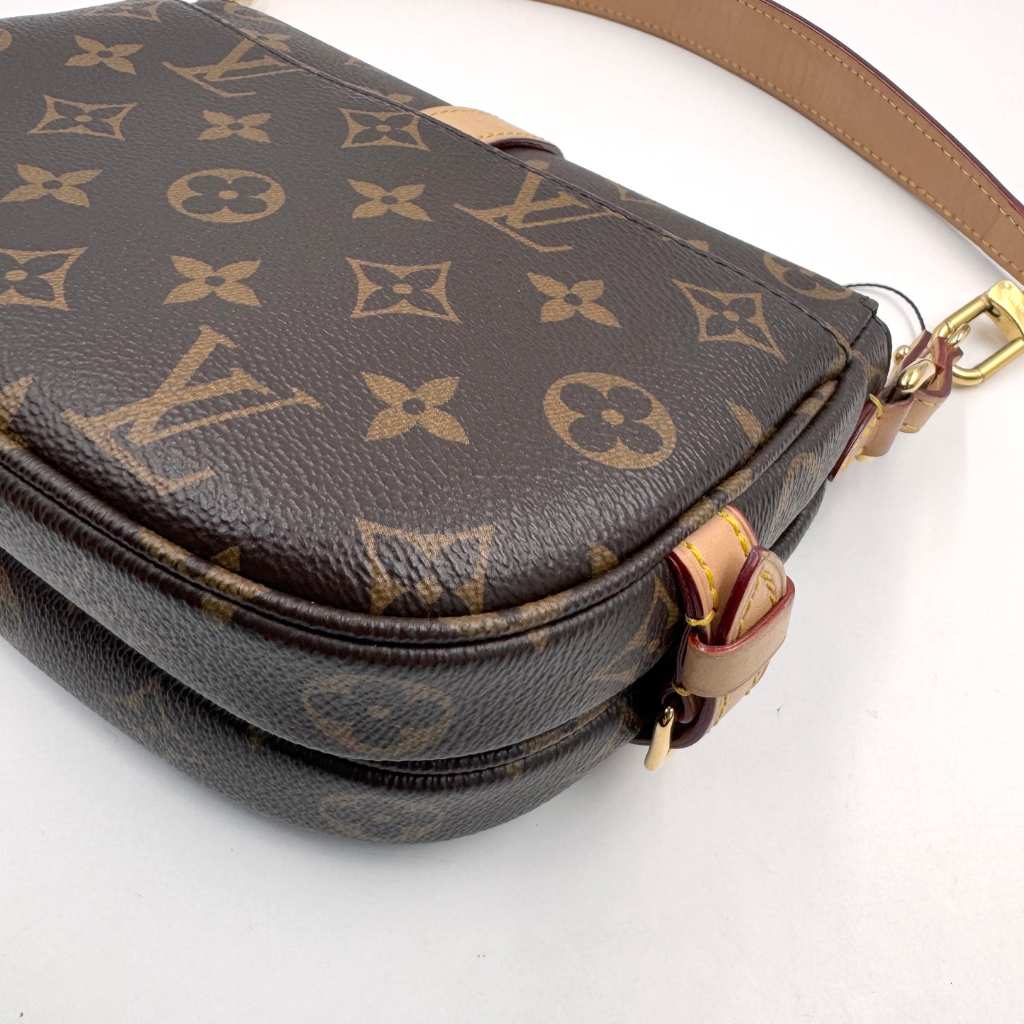 Louis Vuitton Twinset BB（Twinset）老花拼色BB肩背